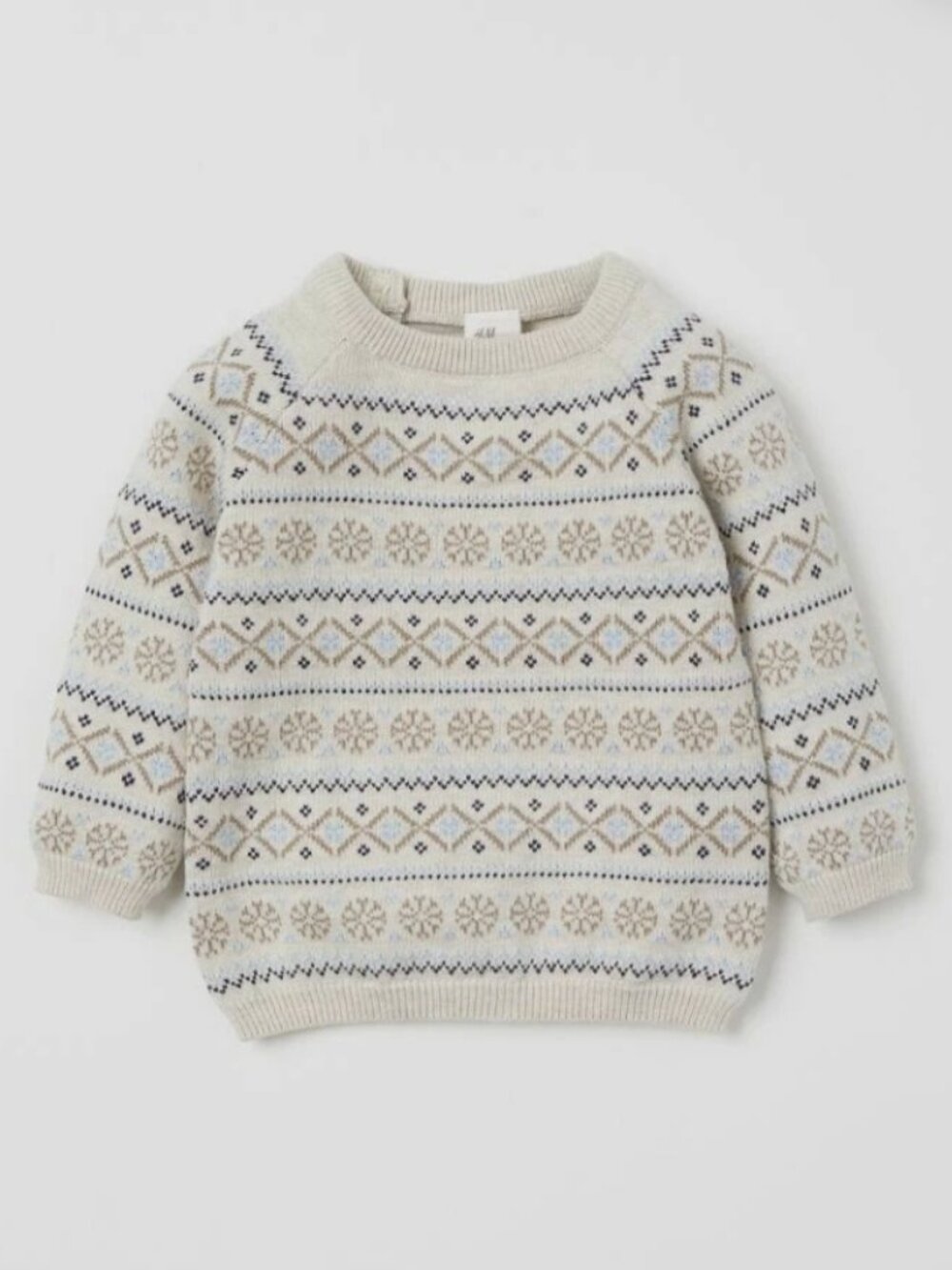 Kids Jacquard-knit Cotton Sweater from H&M
